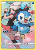Piplup (Secret) Secret Rare SM - Cosmic Eclipse 239/236 NM (Back)