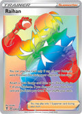 Raihan (Secret) Secret Rare SWSH07: Evolving Skies 224/203 NM (Back)