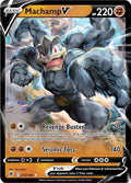 Machamp V Ultra Rare SWSH10: Astral Radiance 072/189 NM (Back)