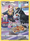 Mightyena Ultra Rare SWSH10: Astral Radiance Trainer Gallery TG09/TG30 NM (Back)