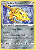 Radiant Steelix Radiant Rare SWSH11: Lost Origin 124/196 NM (Back)