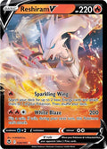 Reshiram V Ultra Rare SWSH12: Silver Tempest 024/195 NM (Back)