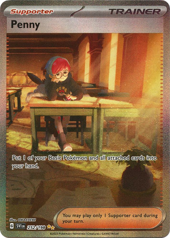 Penny - Special Illustration Rare SV01: Scarlet & Violet Base Set 252/198 NM (Back)