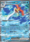 Quaquaval ex - Double Rare SV02: Paldea Evolved 052/193 NM (Back)