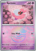 Spritzee (Poke Ball Pattern) Common SV: Prismatic Evolutions 038/131 NM (Back)