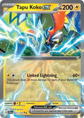 Tapu Koko ex Double Rare SV09: Journey Together 051/159 NM (Back)