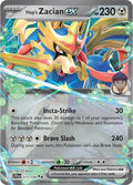 Hop's Zacian ex - Double Rare SV09: Journey Together 111/159 NM (Back)