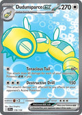 Dudunsparce ex Ultra Rare SV09: Journey Together 178/159 NM (Back)