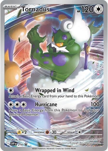 Tornadus - Promo SV: Scarlet & Violet Promo Cards 210 NM (Sealed) (Back)