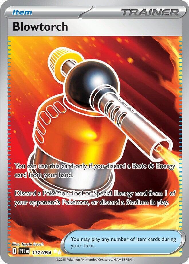 Blowtorch Ultra Rare ME02: Phantasmal Flames 117/094 NM (Back)