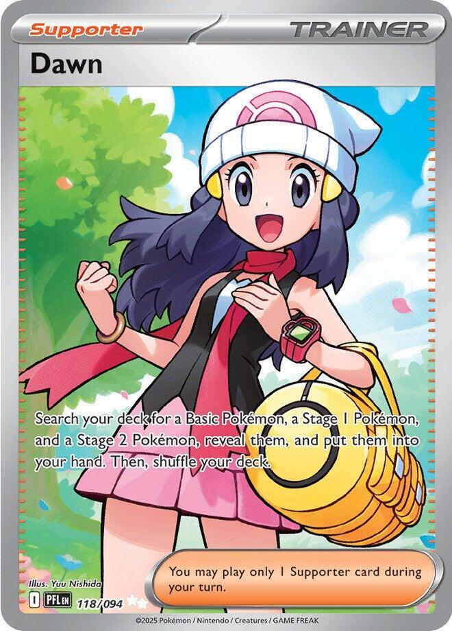 Dawn - Ultra Rare ME02: Phantasmal Flames 118/094 NM (Back)