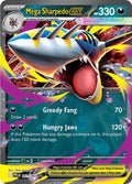 Mega Sharpedo ex - Double Rare ME02: Phantasmal Flames 061/094 NM (Back)