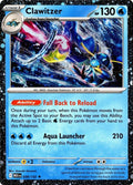 Clawitzer (Cosmos Holo) Rare Miscellaneous Cards & Products 038/132 NM (Back)
