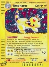 Ampharos (2) Holo Rare Expedition 002/165 LP (Ask for Photos) (Back)